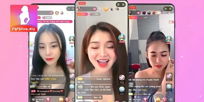 Các Idol xinh gái livestream giao lưu trên kênh Sports MMLive